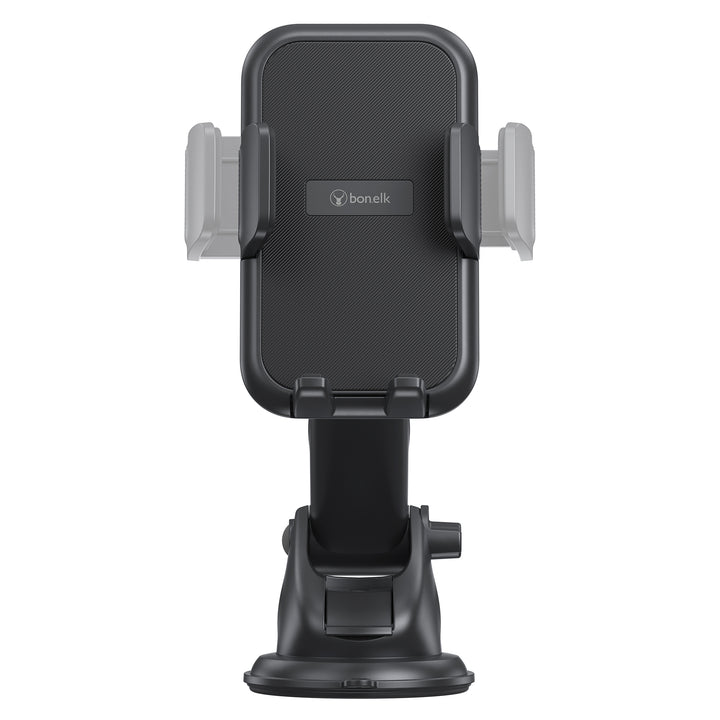 Bonelk Universal Suction Mount Extendable Phone Holder - Black