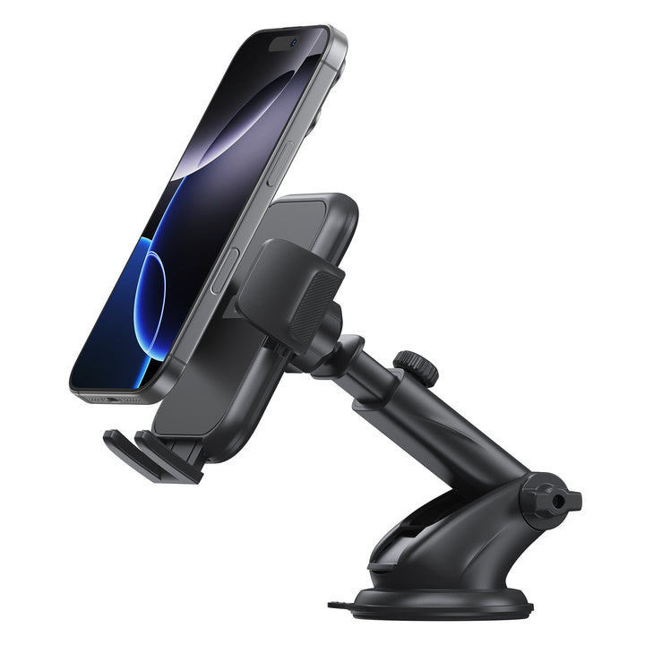 Bonelk Universal Suction Mount Extendable Phone Holder - Black