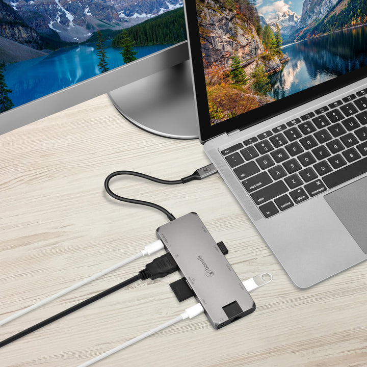 Bonelk Long-Life USB-C to 11in1 Multiport Hub - Space Grey