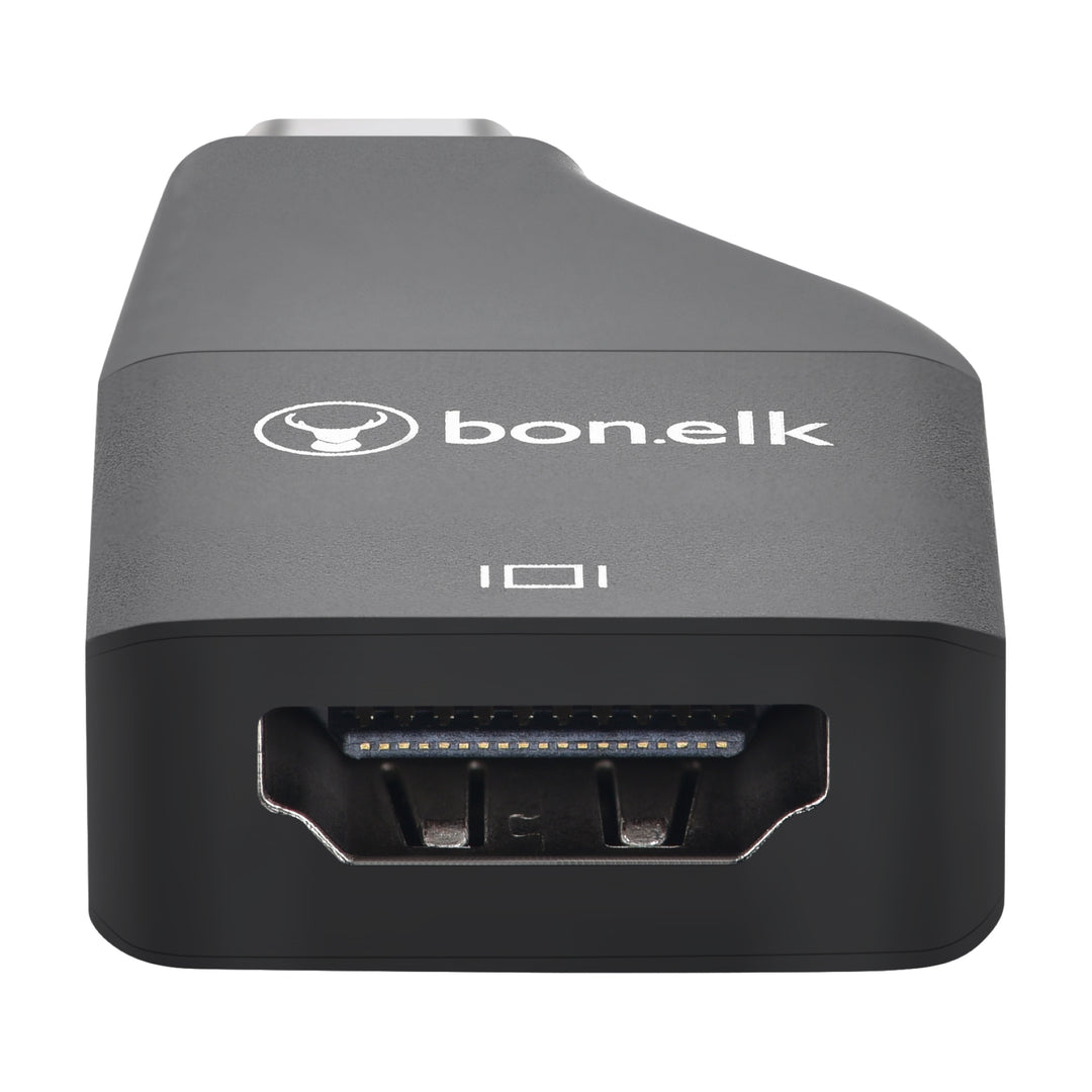 Bonelk USB-C to 4K HDMI Adapter - Black