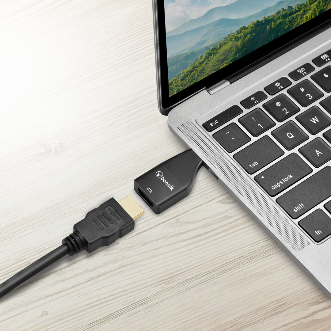 Bonelk USB-C to 4K HDMI Adapter - Black