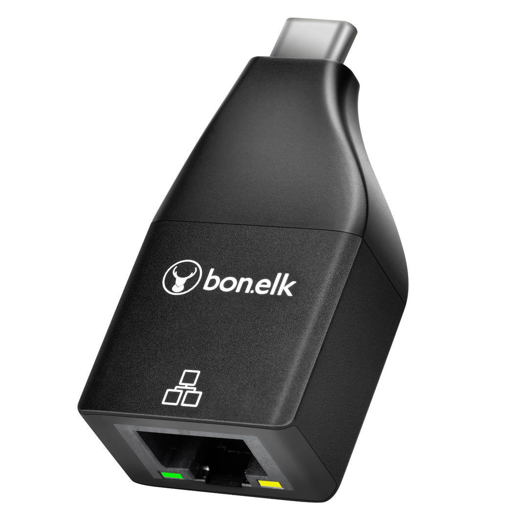 Bonelk USB-C to Gigabit Adapter - Black