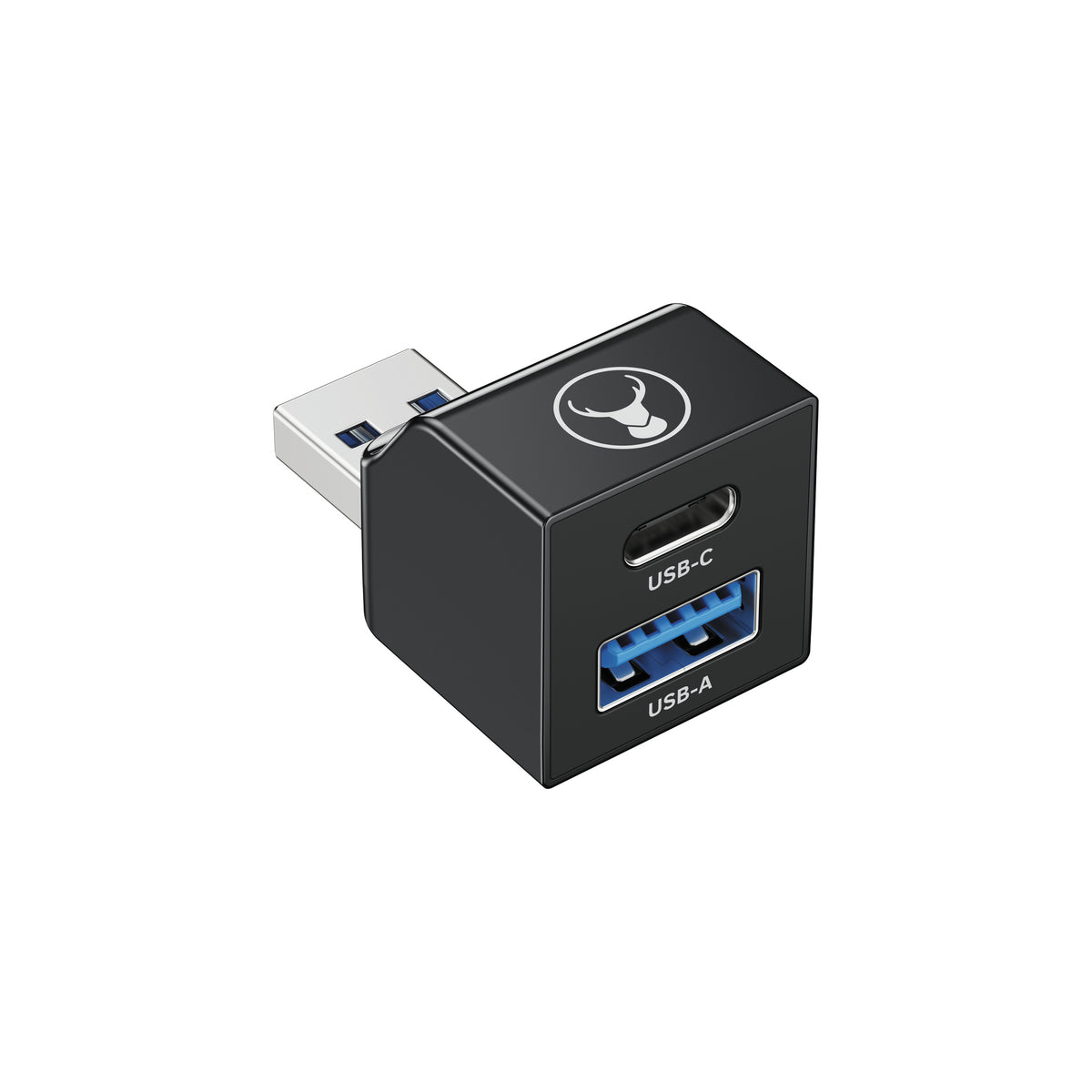 Bonelk USB-A to USB-C/USB-A Dual Adapter - Black
