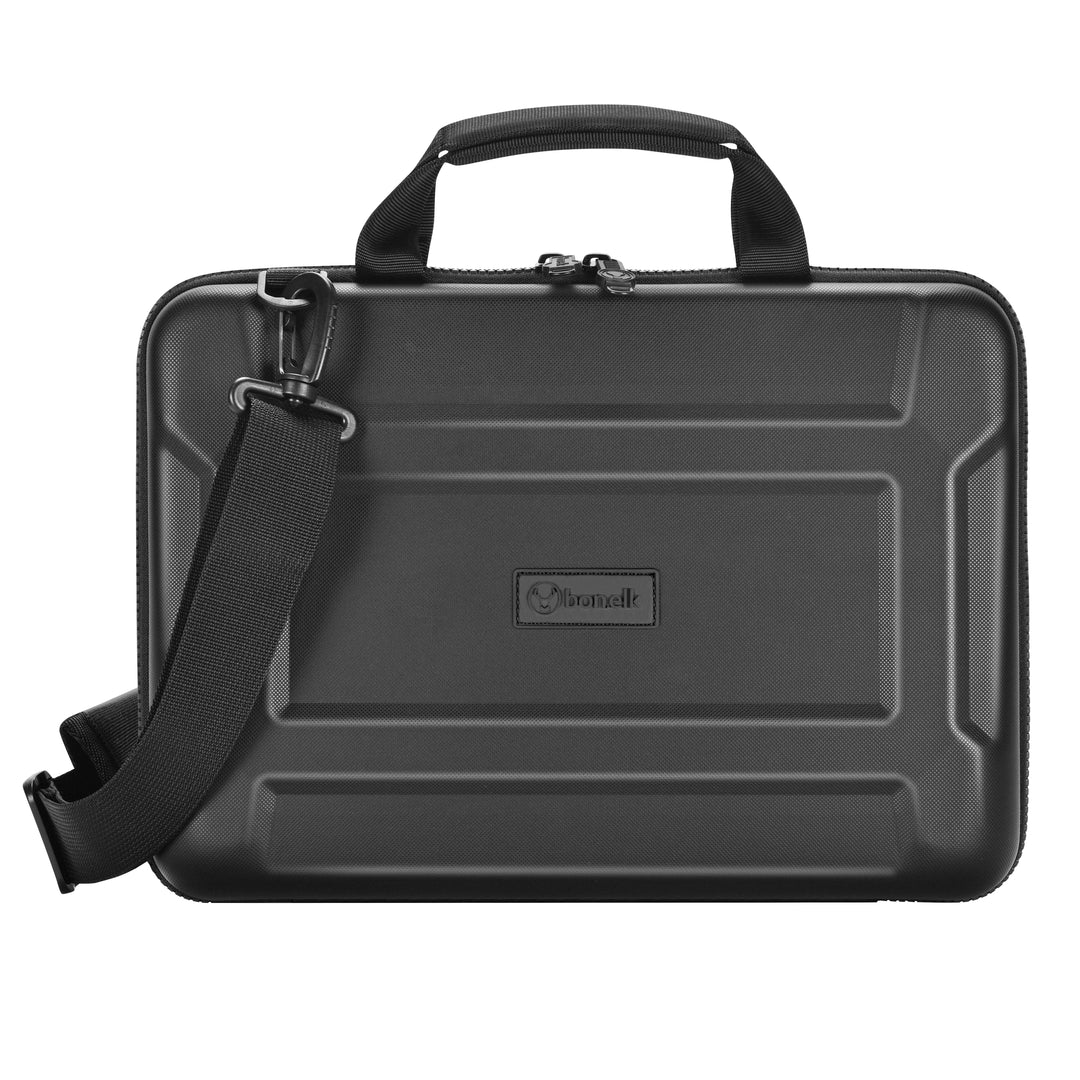 Bonelk Long-Life Attache, 13”-14” Laptops - Black