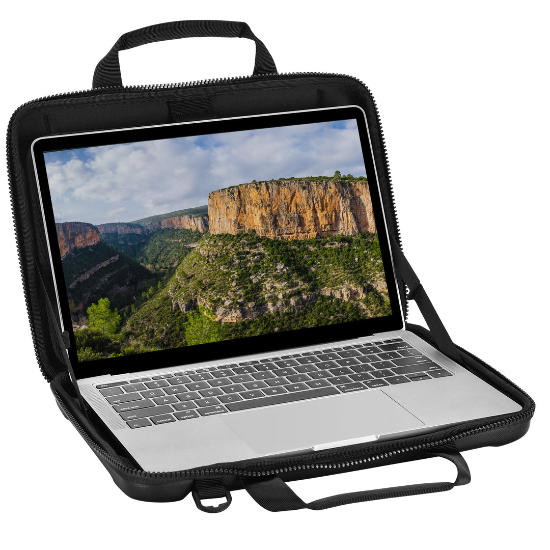 Bonelk Long-Life Attache, 13”-14” Laptops - Black