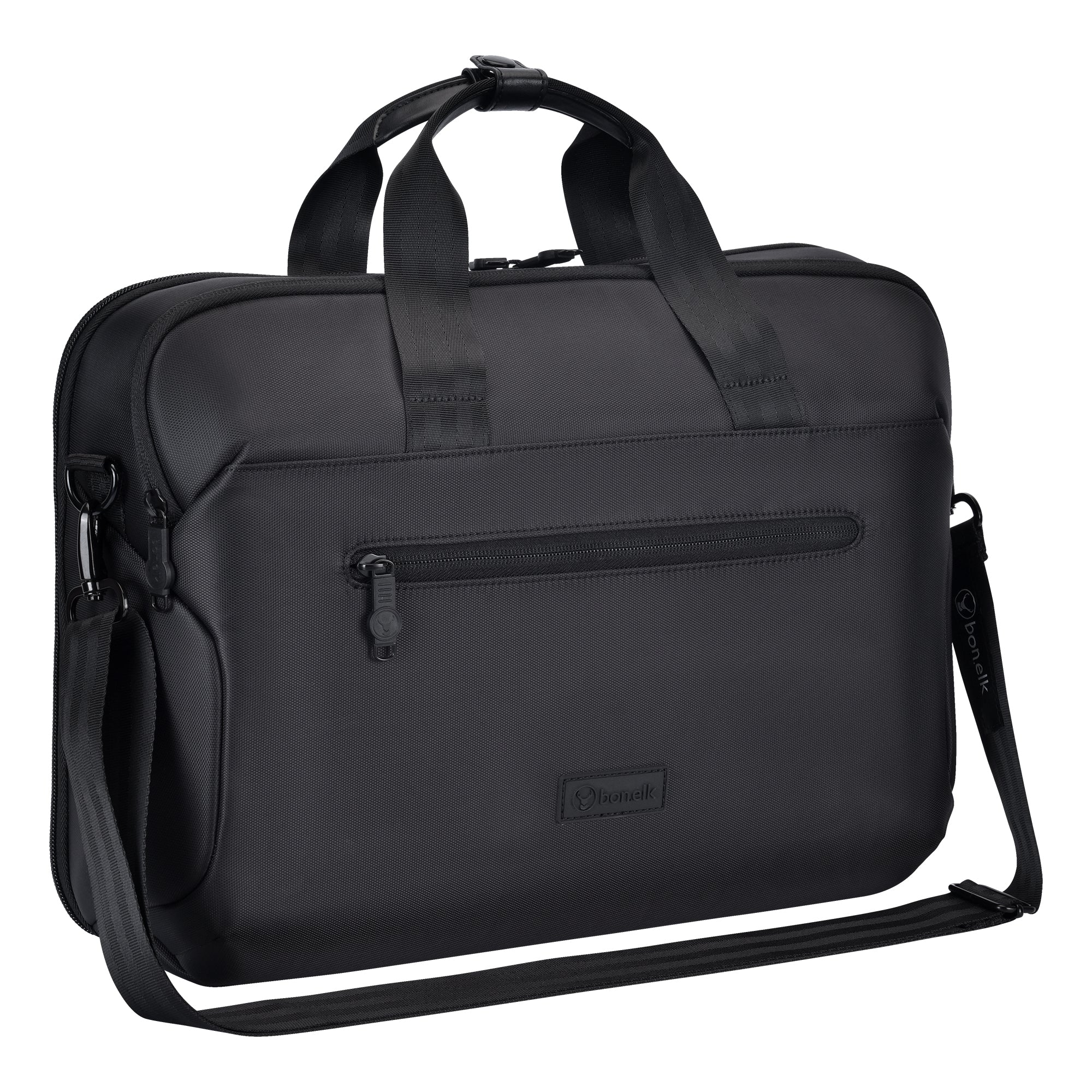 Bonelk 15”-16” Metro Messenger Bag  - Black