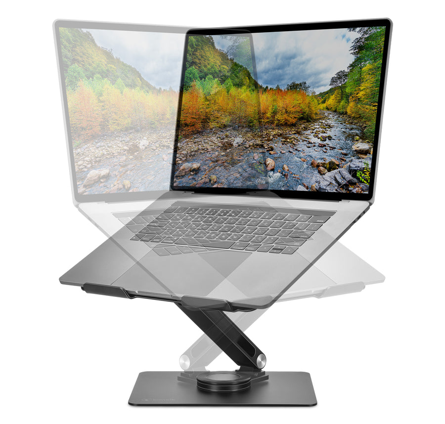 Bonelk Elevate 360° Ergonomic Laptop Stand Black Bonelk Australia