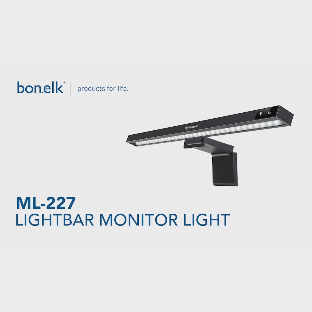 Bonelk Lightbar Monitor Light - Black