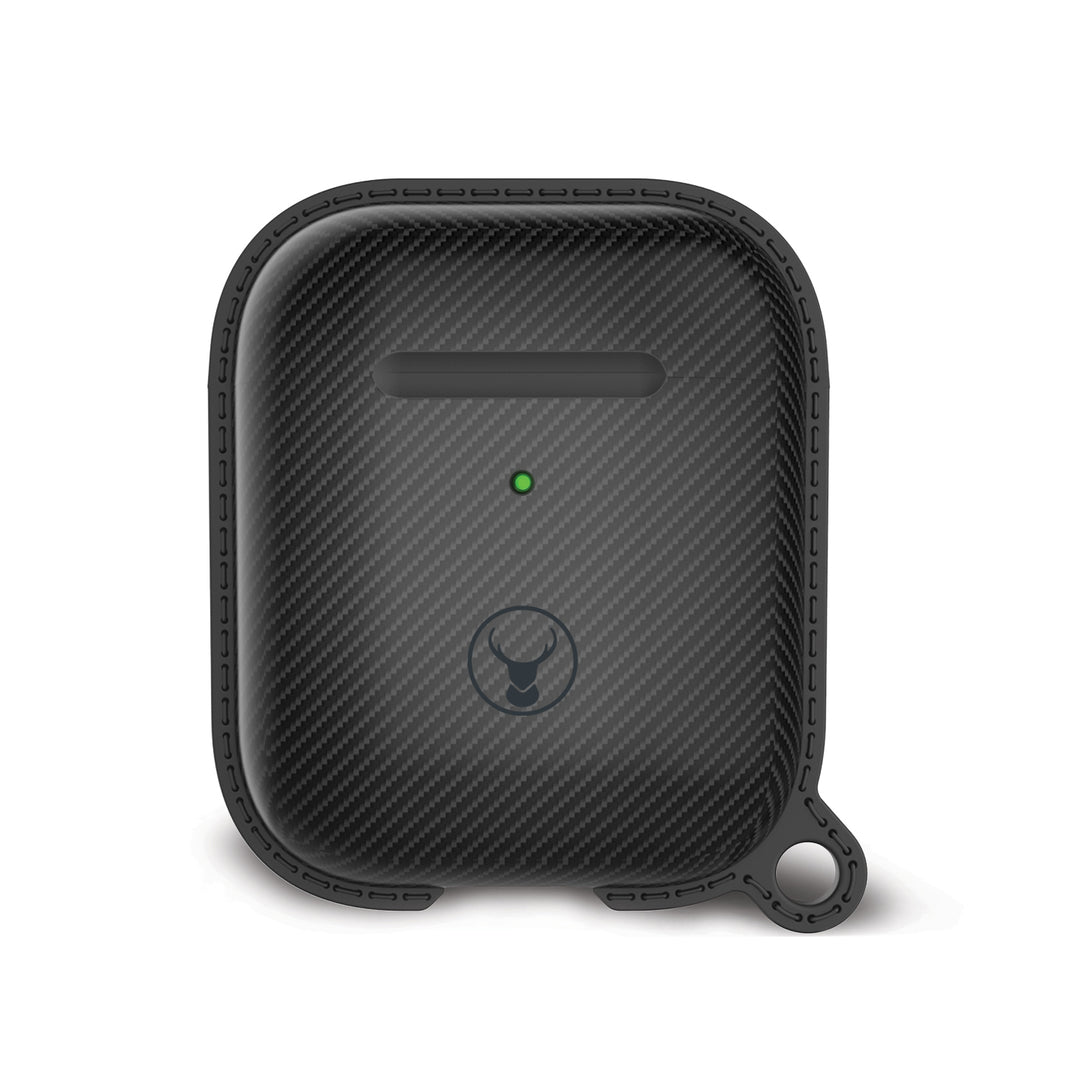 AirPods Carbon Anti-Shock Dual Injected Case - Black