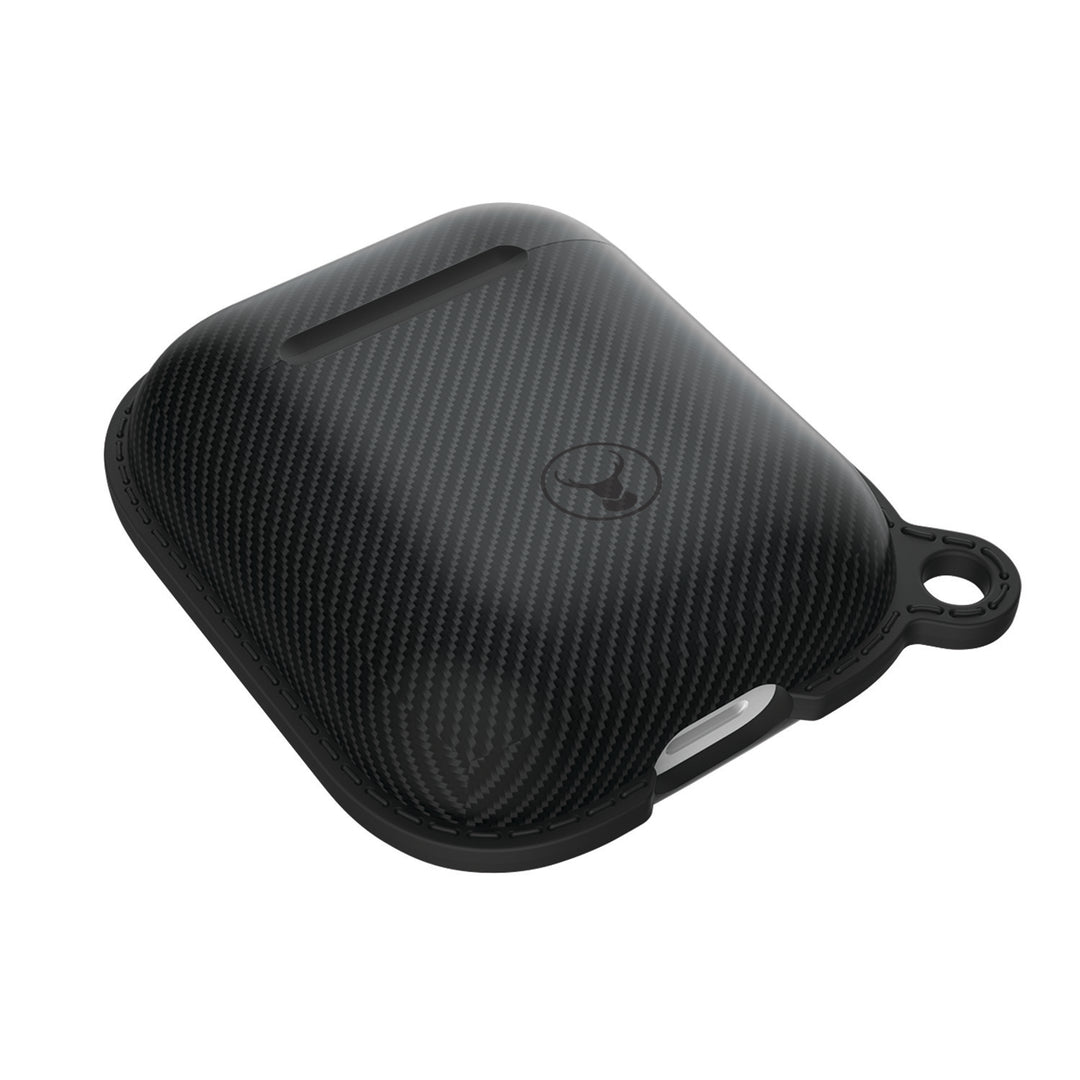 AirPods Carbon Anti-Shock Dual Injected Case - Black