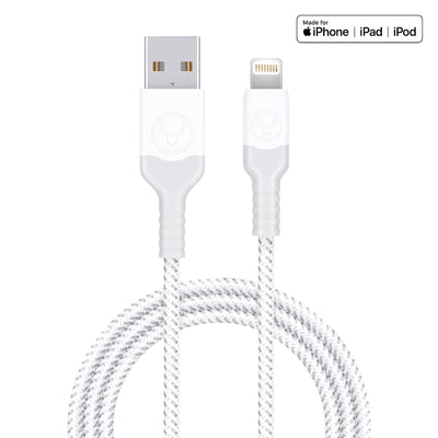 Bonelk USB to Lightning Cable, Long-Life Series (White) - 2m