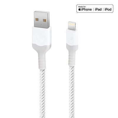 Bonelk USB to Lightning Cable, Long-Life Series (White) - 1.2m