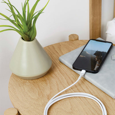 Bonelk USB to Lightning Cable, Long-Life Series (White) - 1.2m