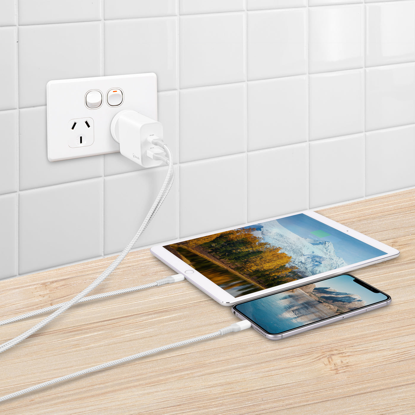Bonelk USB to Lightning Cable, Long-Life Series (White) - 2m