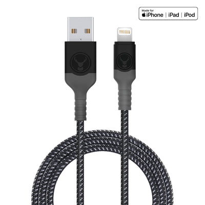 Bonelk USB to Lightning Cable, Long-Life Series (Black) - 1.2m