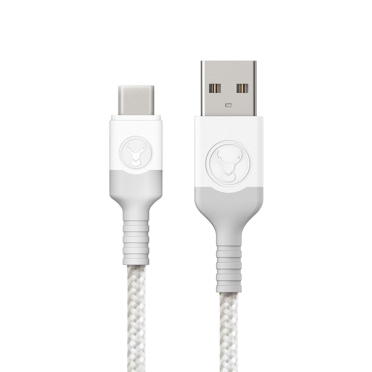 Bonelk USB to USB-C Cable, Long-Life Series (White) - 1.2m