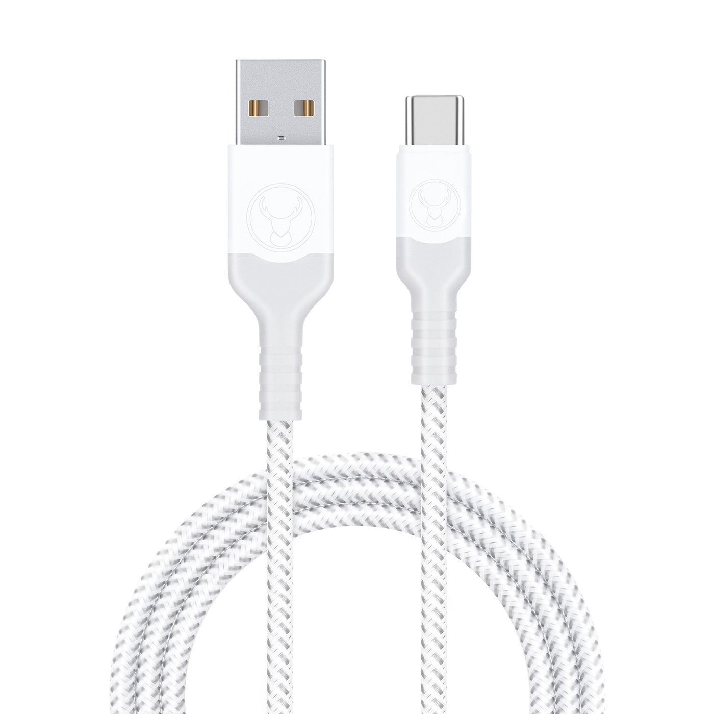 Bonelk USB to USB-C Cable, Long-Life Series (White) - 2m