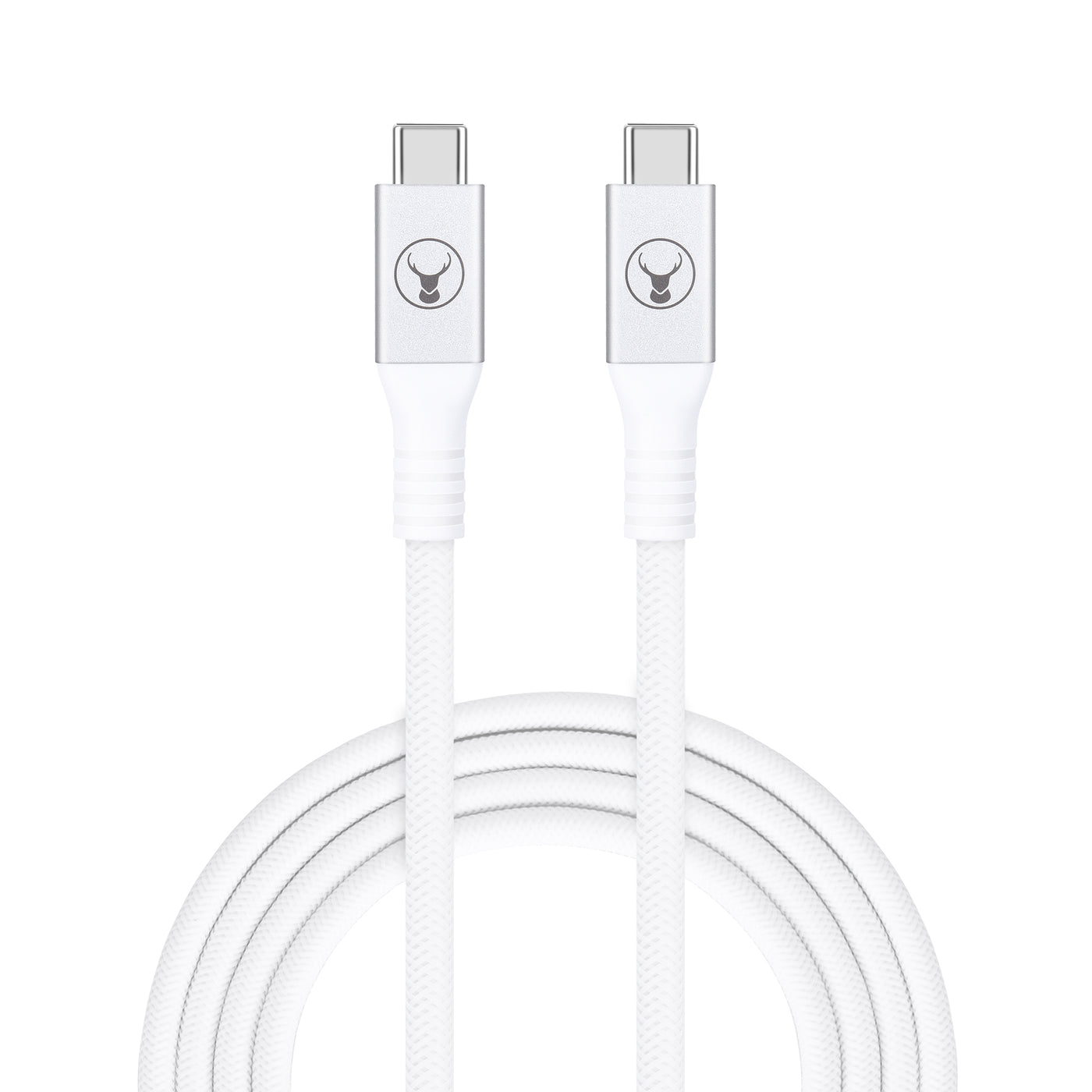 Bonelk Long-Life USB-C to USB-C 240W/20Gbps Cable (2m) - White