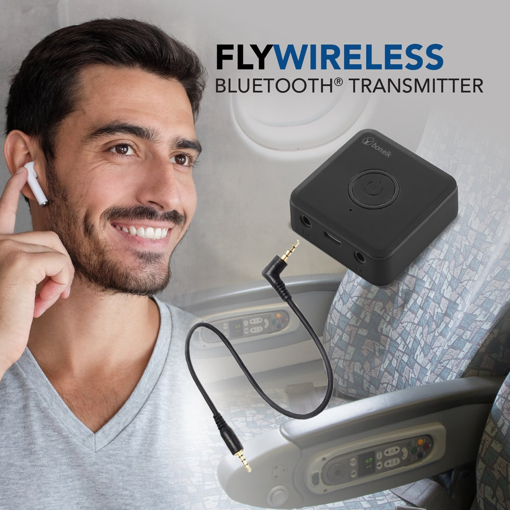 FlyWireless Bluetooth Splitter and Airplane Adapter