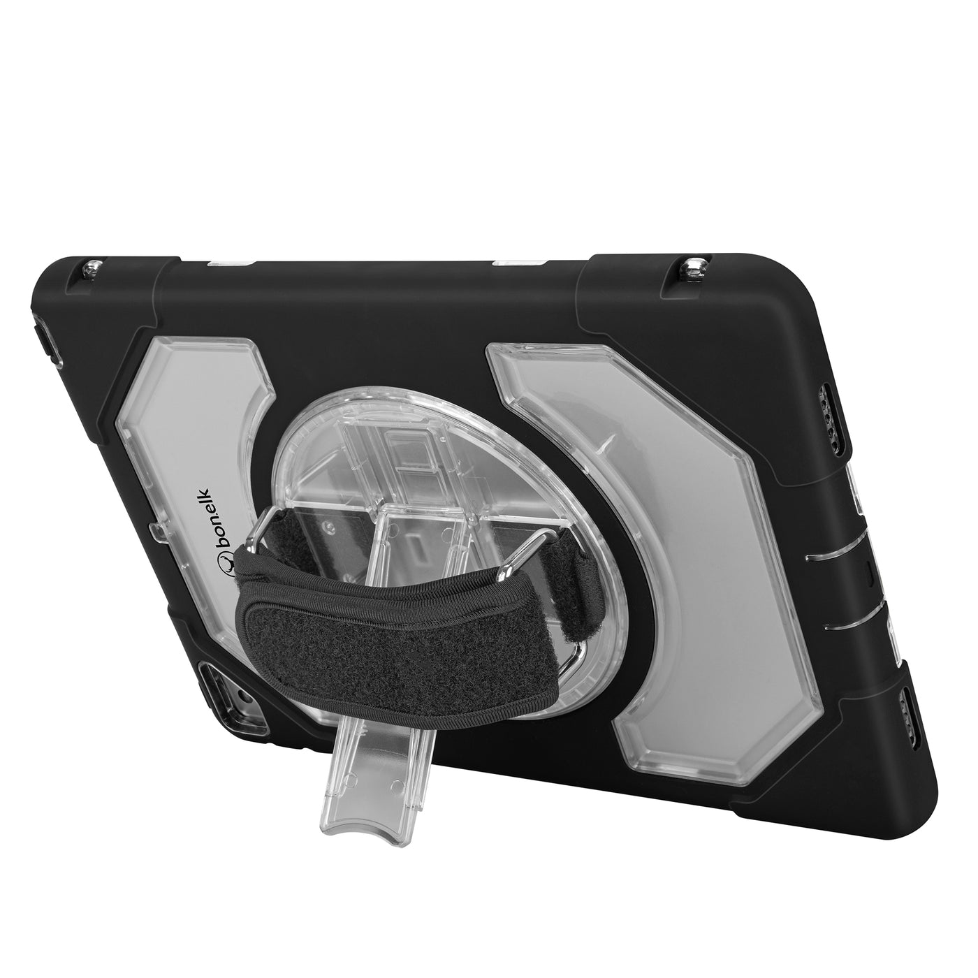 Bonelk Long-Life 360° Rotating Tough Case for iPad 10.2” (7th/8th Gen.) - Black