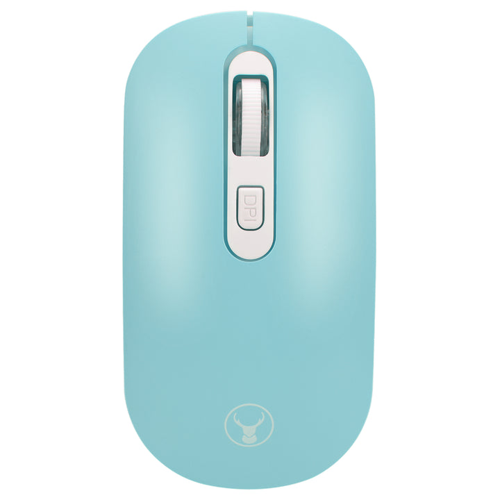 Bonelk Slim Wireless Keyboard and Mouse Combo, KM-322 - Teal