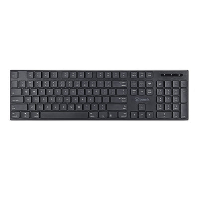 Bonelk Slim Wireless Keyboard and Mouse Combo, KM-314 - Black