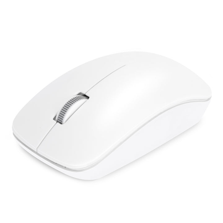 Bonelk Slim Wireless Keyboard and Mouse Combo, KM-314 - White