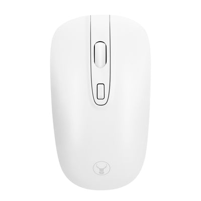 Bonelk Slim Bluetooth/Wireless Keyboard and Mouse Combo, KM-447 - White