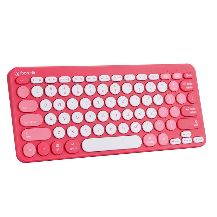 Bonelk Wireless Keyboard and Mouse Combo, Compact, KM-383 - Red