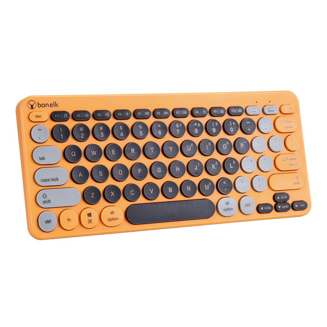 Bonelk Wireless Keyboard and Mouse Combo, Compact, KM-383 - Orange