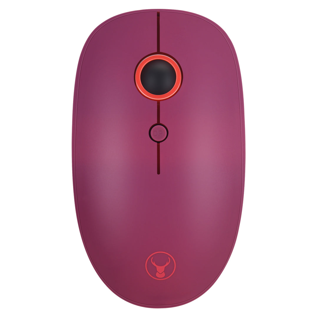 Bonelk Wireless 4D Mouse, 800-1600 DPI, M-257 - Red