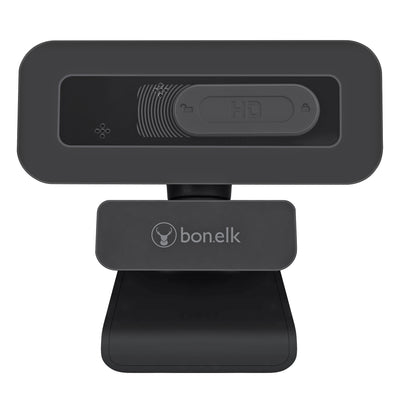 Bonelk USB Webcam Pro, Clip On, 1080p - Black