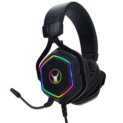 Bonelk Gaming RGB Headphones, Premium, 3.5mm, GH-717 - Black