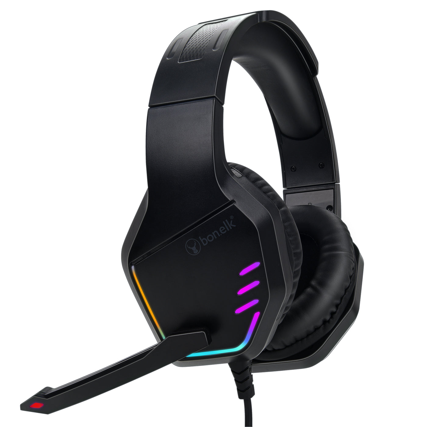Bonelk Gaming RGB Headphones, 3.5mm, GH-510 - Black