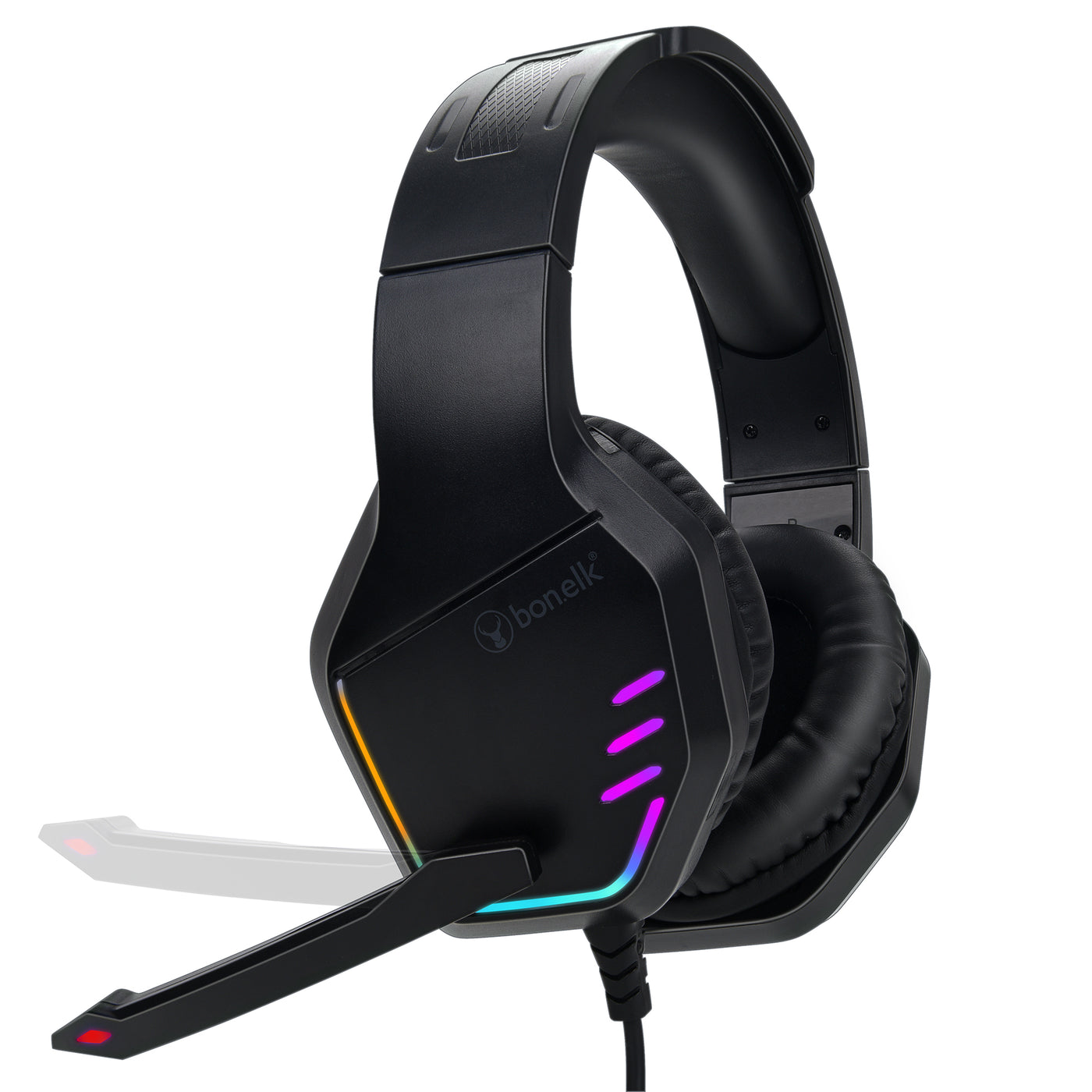 Bonelk Gaming RGB Headphones, 3.5mm, GH-510 - Black