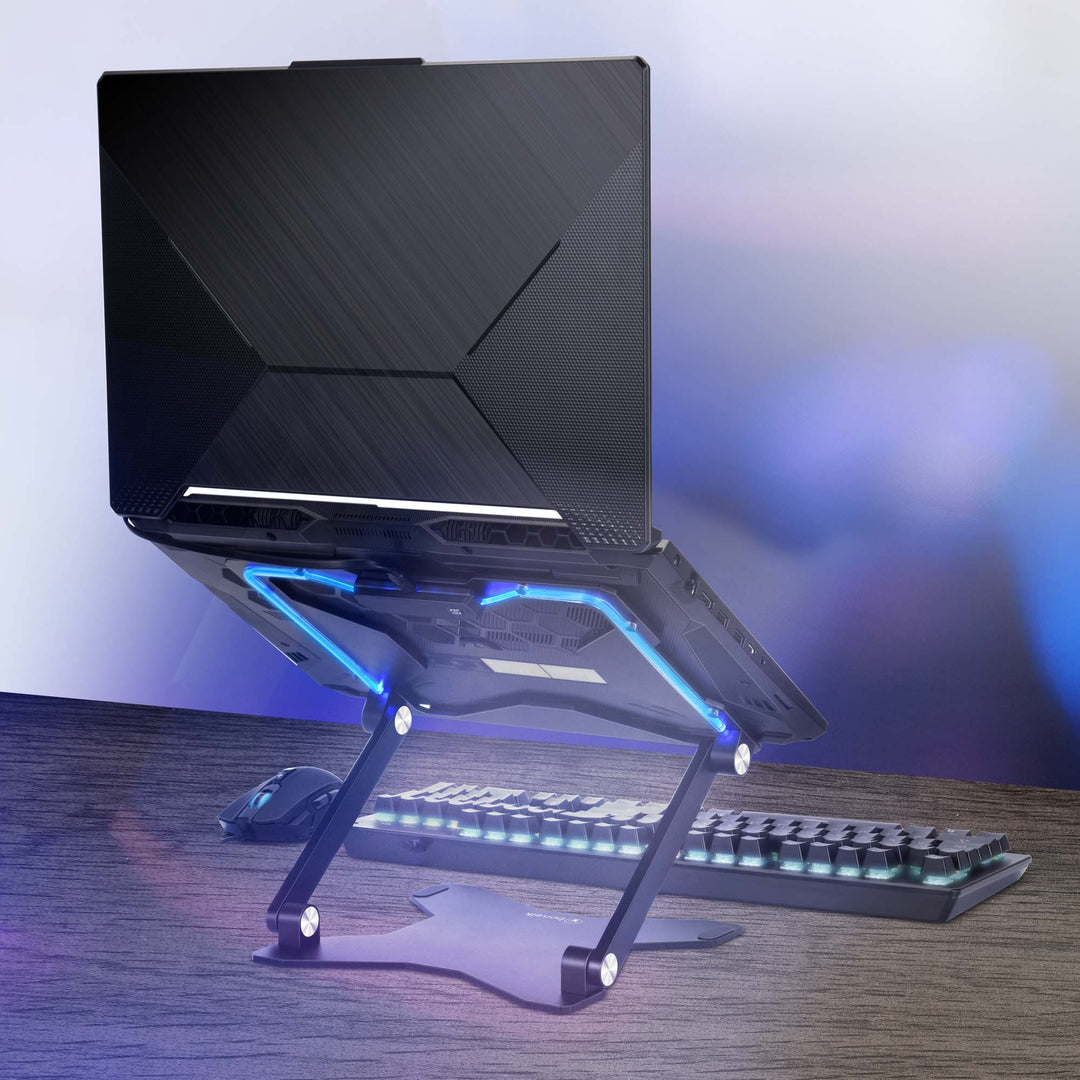 Bonelk Elevate Gamer RGB Laptop Stand - Black