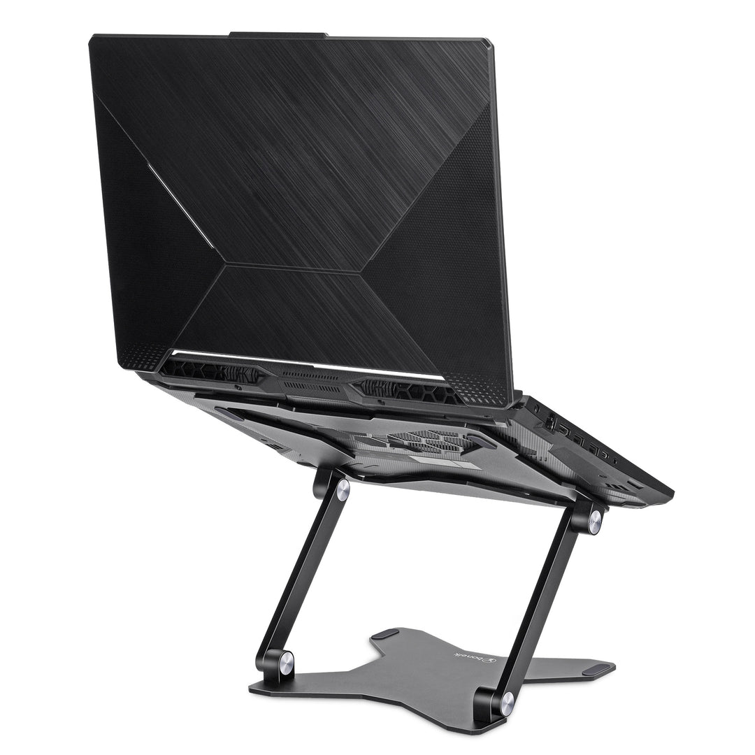 Bonelk Elevate Flow Aluminium Stand, 11" - 17" Laptops - Black