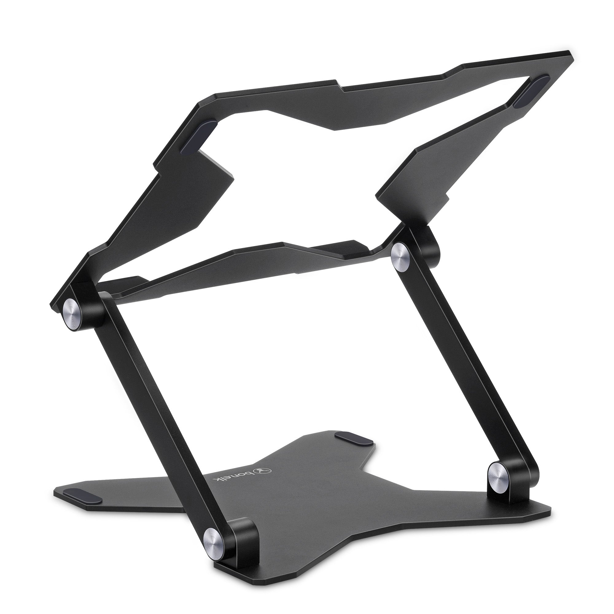 Bonelk Elevate Flow Aluminium Stand, 11" - 17" Laptops - Black