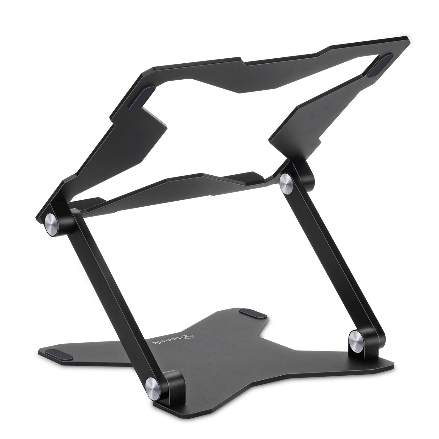 Bonelk Elevate Flow Aluminium Laptop Stand, 11" - 17" Laptops - Black