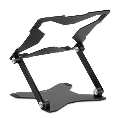 Bonelk Elevate Flow Aluminium Laptop Stand, 11" - 17" Laptops - Black