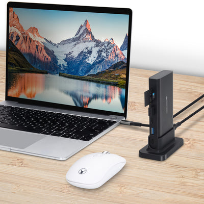 Bonelk Long-Life USB-C to 9in1 Multiport Desktop Hub - Black
