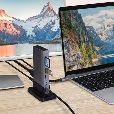 Bonelk Long-Life USB-C to 9in1 Multiport Desktop Hub - Space Grey