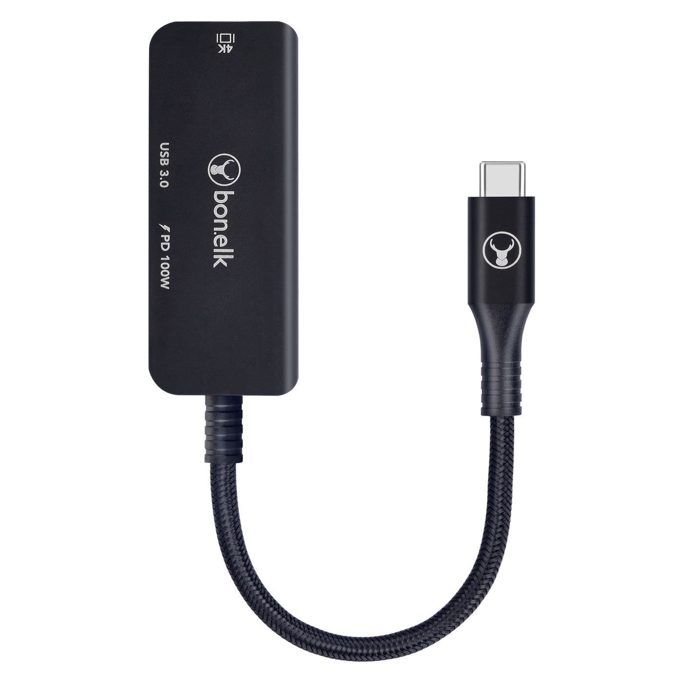Bonelk Long-Life 3in1 Multiport Hub  - Black