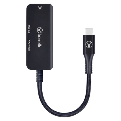 Bonelk Long-Life 3in1 Multiport Hub  - Black