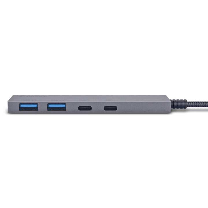 Bonelk Long-Life USB-C to USB-C/USB-A 4 Port Hub - Space Grey